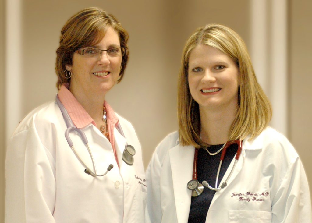 Kathy Ulivi, FNP, and Dr. Jennifer Thomas, Gardner Healthcare Center of Morris Hospital