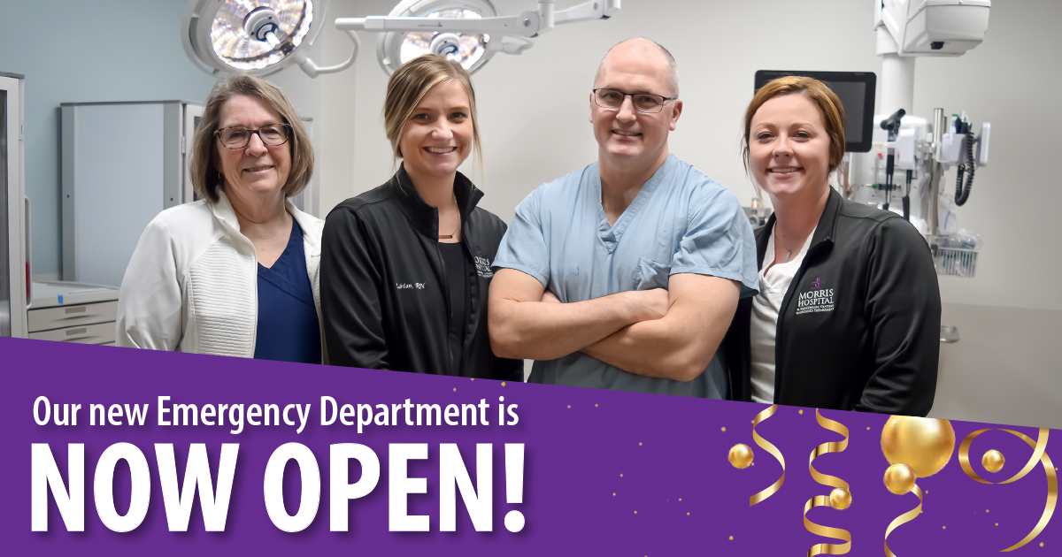 Morris Hospital's New Emergency Department Is Now Open Morris Hospital