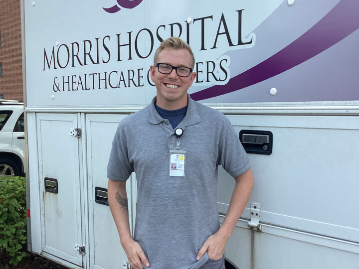 Morris Hospital Honors Facilities’ Jared Darling as July Fire Starter of the Month