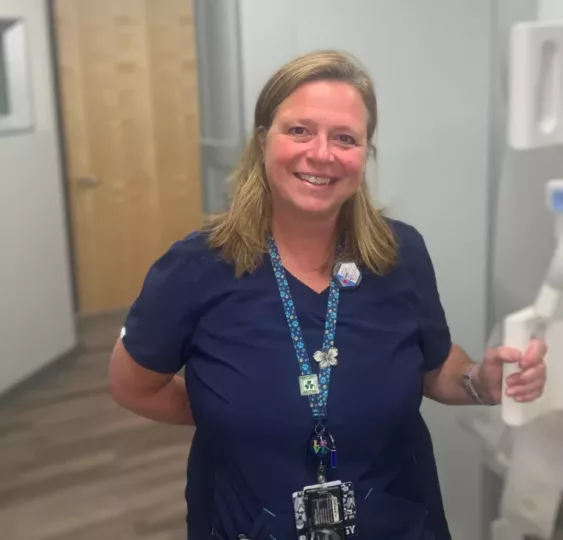 Morris Hospital Honors 25 Year Imaging Services Employee as Fire Starter of the Month