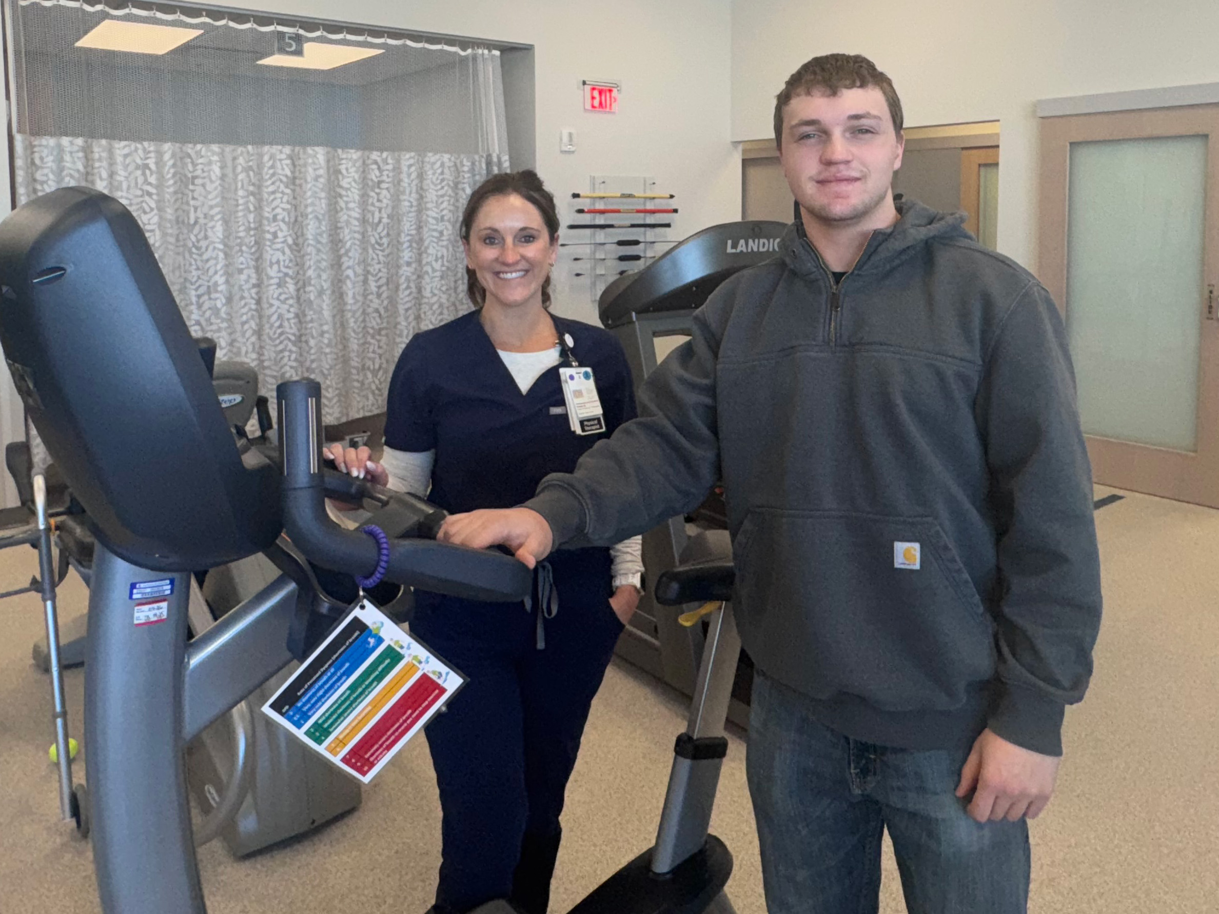 High School Football Player Expresses Gratitude for Morris Hospital Concussion Management Program